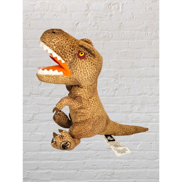 Jurassic World Dominion 20" T Rex Plush Stuffed Dinosaur Stuffed Animal Brown - Picture 1 of 10